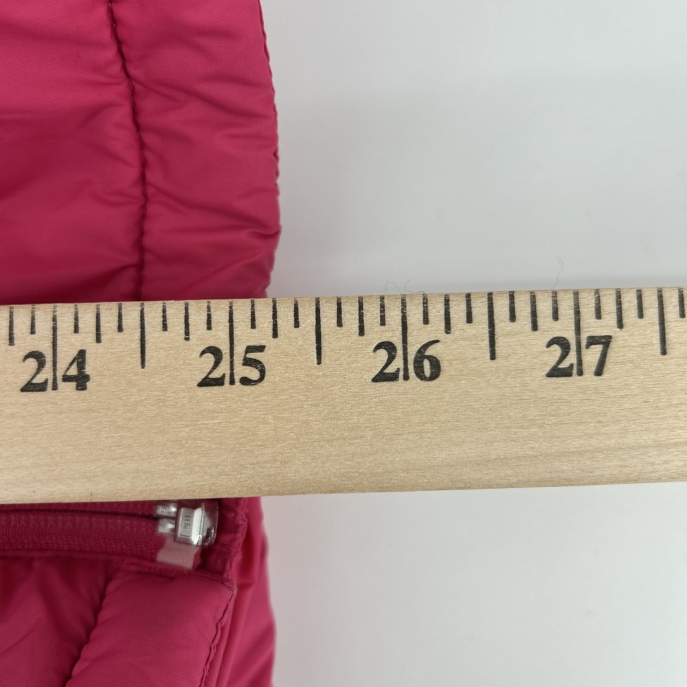Browning Puffer Jacket Coat Women's Large Pink Gray Quilted Wind Water Resistant - Picture 10 of 12